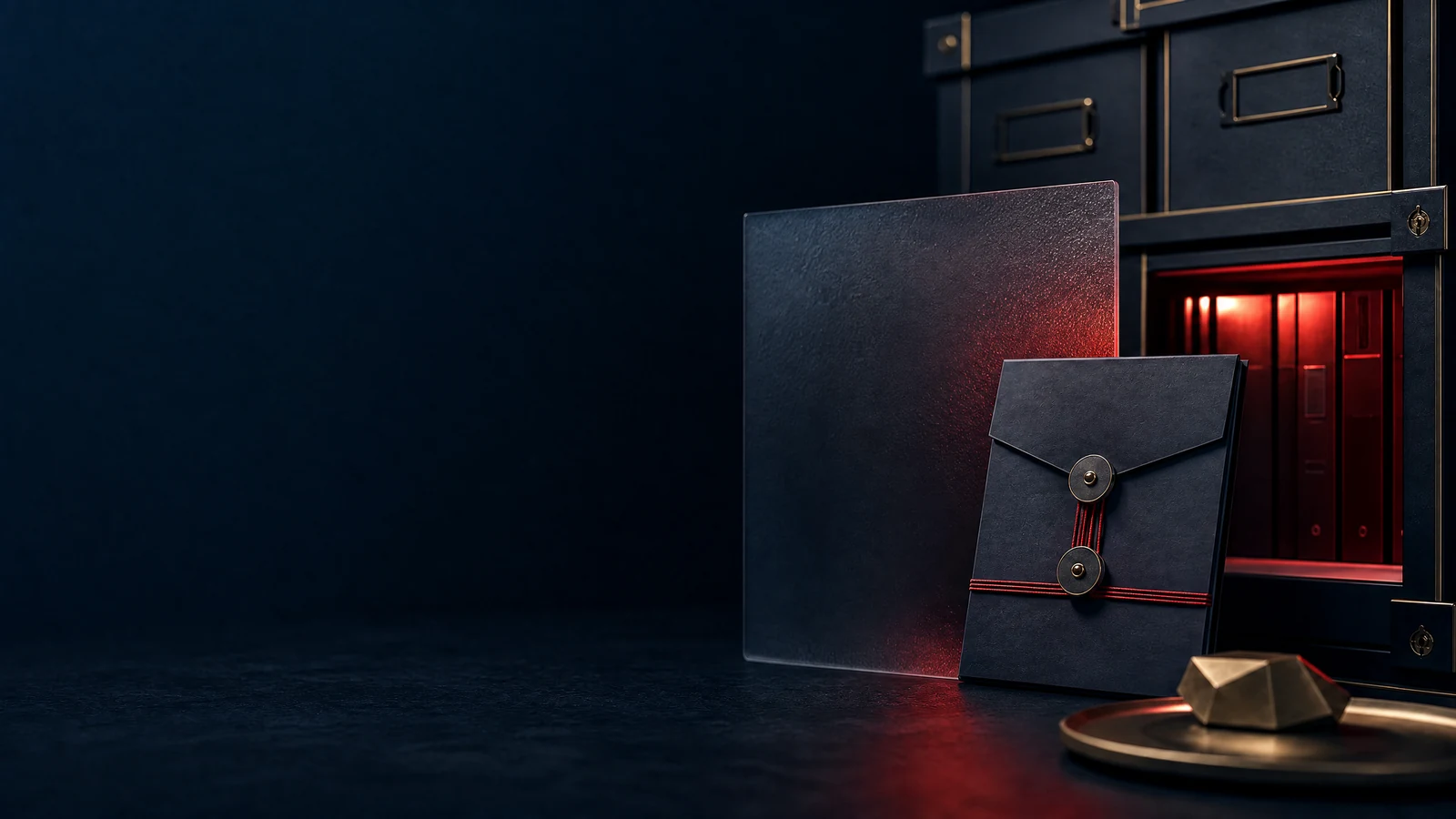 FCA cryptoasset admissions and disclosures: unbranded regulatory disclosure dossier and secure archive motif