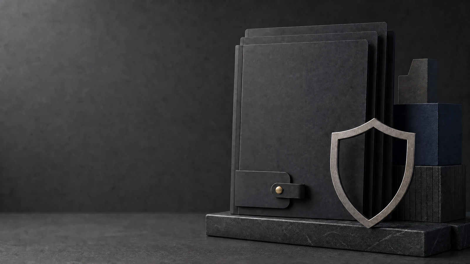 Policy documents and shield representing the FCA cryptoasset prudential regime public-information overview